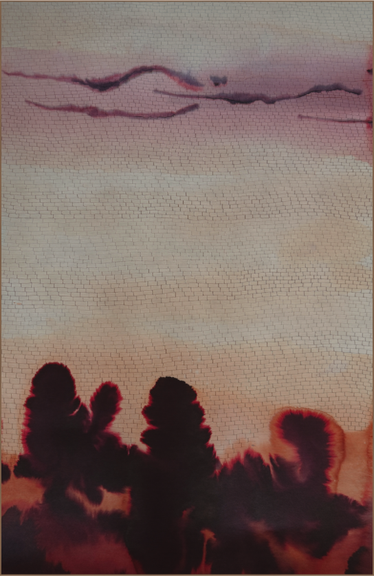 Main image The Wall Iii By Sara Willett on Brushed Aluminium