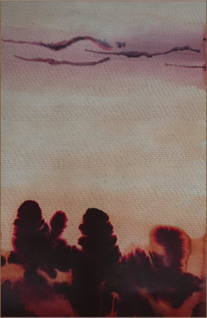 Main image The Wall Iii By Sara Willett on Brushed Aluminium