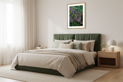 40 x 55.5 cm, oak wood Country Garden IV