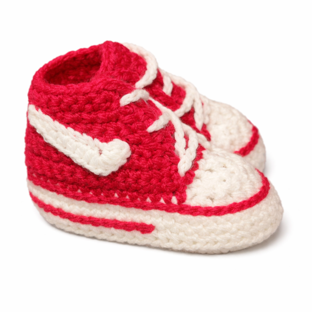 Knitted Baby Trainer Booties