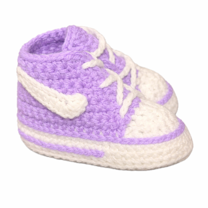 Knitted Baby Trainer Booties