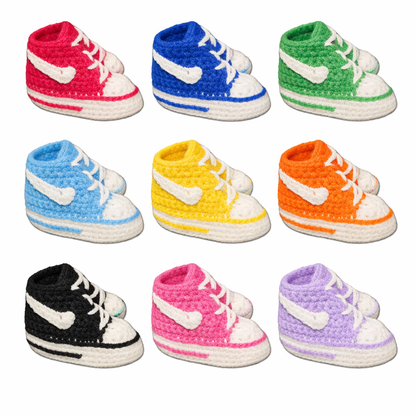 Knitted Baby Trainer Booties