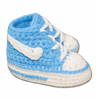 Knitted Baby Trainer Booties