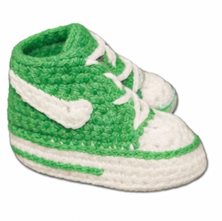 Knitted Baby Trainer Booties