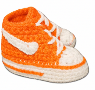 Knitted Baby Trainer Booties