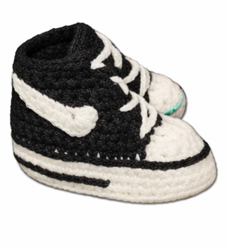 Knitted Baby Trainer Booties